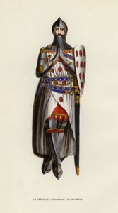 Le Chevalier Gifford De Leckhampton (kolorowy grawerunek) autorstwa European School
