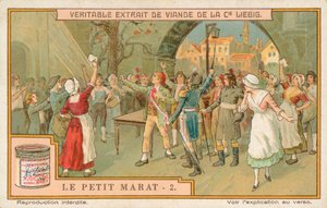 Le Petit Marat, karta Liebig, początek XX wieku (chromo) autorstwa European School