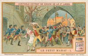 Le Petit Marat, karta Liebig, początek XX wieku (chromo) autorstwa European School