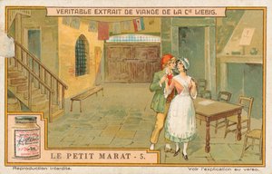 Le Petit Marat, karta Liebig, początek XX wieku (chromo) autorstwa European School