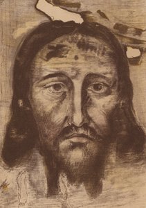 Podobieństwo do Jezusa Chrystusa: Z kościoła św. Bartłomieja w Genui (chromolit) autorstwa European School