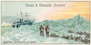 Nansen porzuca Fram (chromolitho) autorstwa European School