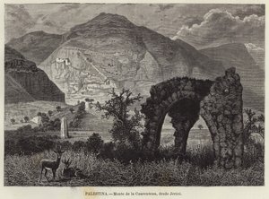 Palestyna, Góra Kwarantanny, z Jerycha autorstwa European School