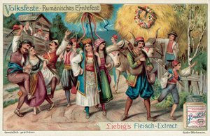 Uroczystości Zesłania Ducha Świętego w Rumunii (chromolitho) autorstwa European School