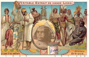 Ludy Afryki (chromolitho) autorstwa European School