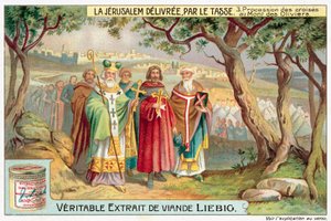 Procesja Krzyży na Górze Oliwnej (chromolitho) autorstwa European School