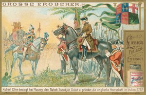 Robert Clive (chromolitho) autorstwa European School