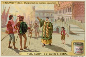 Shylock, Bassanio i Antonio autorstwa European School