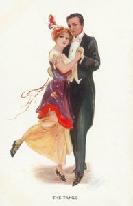Tango (litografia kolorowa) autorstwa European School