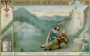 Tannhauser umiera w przebaczeniu autorstwa European School