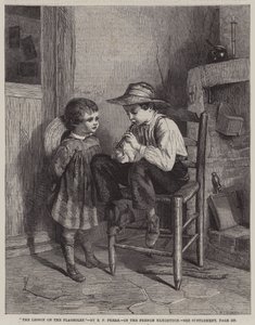 Lekcja na flageolecie (grawerowanie) autorstwa European School