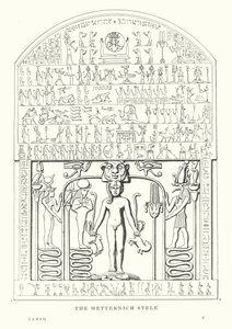 Stela Metternicha (litografia) autorstwa European School