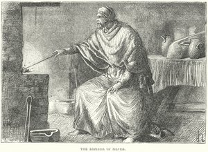 Rafinator srebra (grawerunek) autorstwa European School