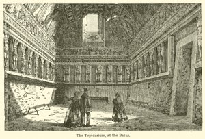 Tepidarium, przy Łazienkach (rycina) autorstwa European School