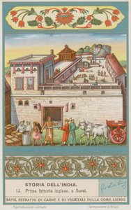 Pierwsza angielska fabryka w Surat autorstwa European School
