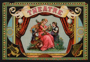 Teatr (litografia kolorowa) autorstwa European School