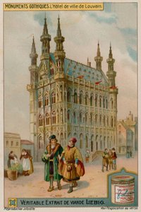 Ratusz w Leuven w Belgii autorstwa European School