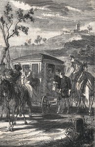 ilustracja do The Prince of Wits, Miguel de Cervantes Saavedra (The Prince of Wits, Miguel de Cervantes Saavedra) autorstwa Eusebio Planas