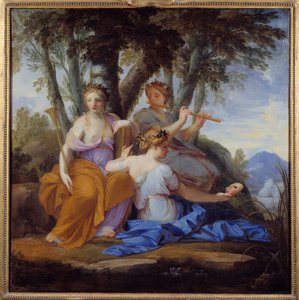 Muzy Clio, Euterpe i Thalie Elles to odpowiednio muzy Historii, Muzyki i Komedii