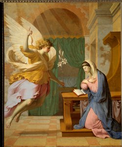 Zwiastowanie autorstwa Eustache Le Sueur