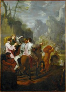 Pielgrzymka do Charterhouse autorstwa Eustache Le Sueur