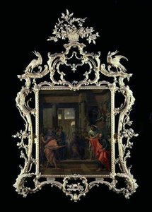 Dwaj filozofowie spierają się przed cesarzem autorstwa Eustache Le Sueur
