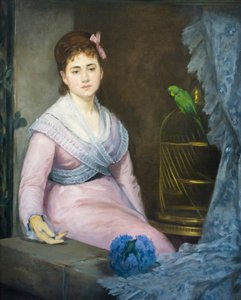 gnuśność, ok. 1871-1872 (olej na płótnie) autorstwa Eva Gonzalès