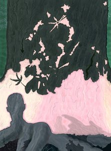 Mój cień na drzewie, Brooklyn (grafika cyfrowa) autorstwa Evan Sklar