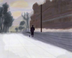 Prospect Park, West After Snow (grafika cyfrowa) autorstwa Evan Sklar