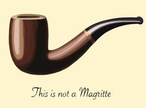 To nie jest Magritte, 2025 (grafika cyfrowa)