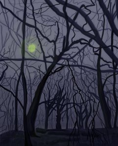 Drzewa (grafika cyfrowa) autorstwa Evan Sklar