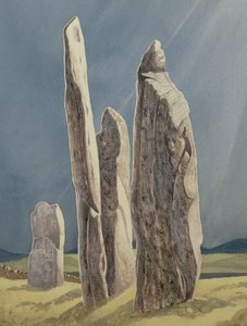 Wysokie kamienie Callanish, wyspa Lewis autorstwa Evangeline Dickson