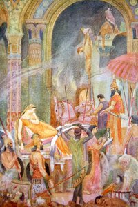 "Schwytanie Sarrapanu przez Tiglatha-Pilesera II", autorstwa Evelyn Paul