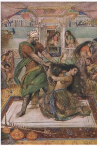 Draupadi wyciągnięta z jej komnaty autorstwa Evelyn Paul