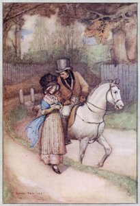 Ilustracja do Cranford autorstwa Pani Gaskell (kolor lito) autorstwa Evelyn Paul