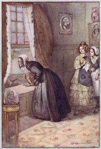 Ilustracja do Cranford autorstwa pani Gaskell (kolor lito) autorstwa Evelyn Paul
