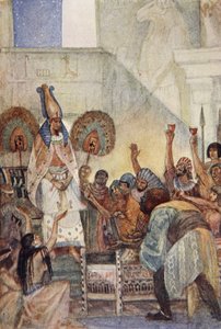 Osiris seduzido no peito, ilustração de 
