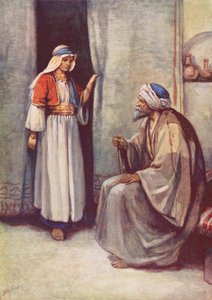 Elisha The Visitor (kolorowa litografia) autorstwa Evelyn Stuart Hardy