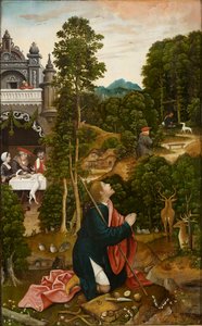 Scena z życia św. Rocha, 1517.