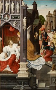 Scena z życia św. Rocha, 1517.