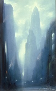 Nowy Jork nocą autorstwa Everett Shinn
