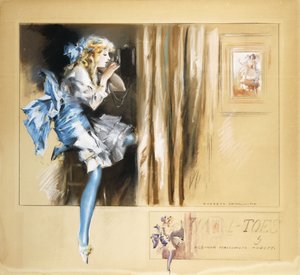 Tinsel Toes autorstwa Everett Shinn