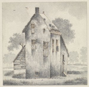 Wysoki dom w Zoelmond, w Betuwe autorstwa Evert Doublet