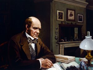 Darwin w swoim gabinecie (olej na płótnie) autorstwa Evstafieff Evstafieff