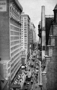 Chestnut Street, Filadelfia, Pensylwania, USA, ok. 1930