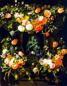 Madonna Otoczona Kwiatami, 1662