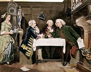 Dr Johnson, Goldsmith i Boswell, 1909