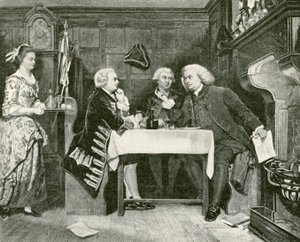Johnson, Goldsmith i Boswell w Tawernie Mitre