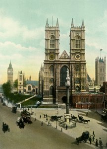 Opactwo Westminsterskie, ok. 1900. autorstwa Eyre and Spottiswoode