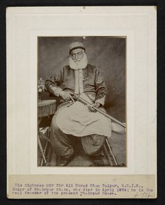 Sir Mir Ali Murad Khan Taipur III, władca stanu Khaipur autorstwa F.L. Wadhumal